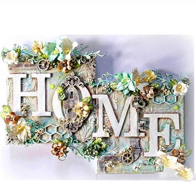 Pittura diamante 5D completa fai da te Sweet home Diamante ricamo punto croce decorazioni per la casa regalo fatto a mano