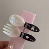 2/3/4/6 pezzi fermagli per capelli in acetato per trucco coreano moda oro bianco glitter per capelli copricapo ragazze donne accessori per capelli