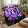 Chelsea FC Themen-Decke Weiche Flanell-Decke Plüsch-Überwurf Gemütliche Sofa-Bett-Decke für Wohnkultur