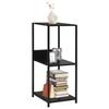 VidaXL Small Straight Bookshelf Black 33.5x39.6x79.7 Cm Chipboard