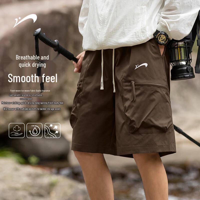 

Guirenniao Men s Breathable Cargo Shorts XL
