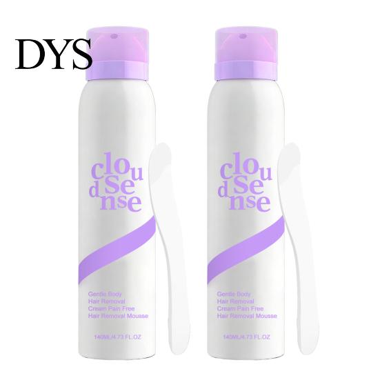 Gentle Hair Removal 1/2Pcs 140ML Mousse Pain Free Fast Acting Moisturizing Full Body Arm Leg Underarms Facial Remover Depilatory Cream Lightweight