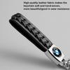 For BMW 1 2 3 4 5 6 7 Series X1 X3 X4 X5 X6 X7 87 F20 E36 E46 E90 E39 F10 F16 Car Leather Braid Keychain Decoration Accessories