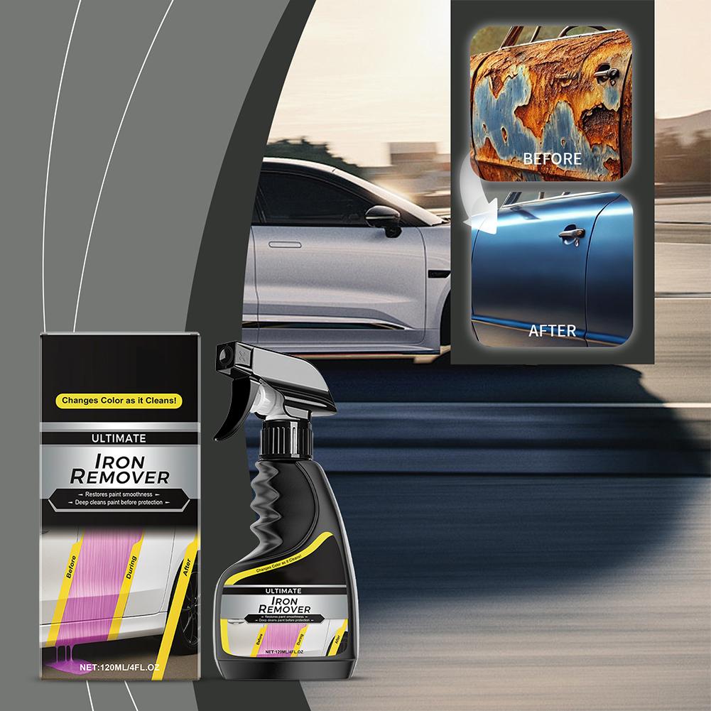 Car Rust Remover Car Wheel Hub Care Quickly Removal Agent Auto Exhaust Pipe Rust Derusting Spray Car Wheels Metal Surfaces Care