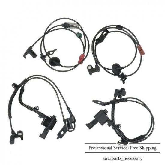 4X Front & Rear ABS Wheel Speed Sensor For Ford Fusion Mercury Milan Lincoln MKZ
