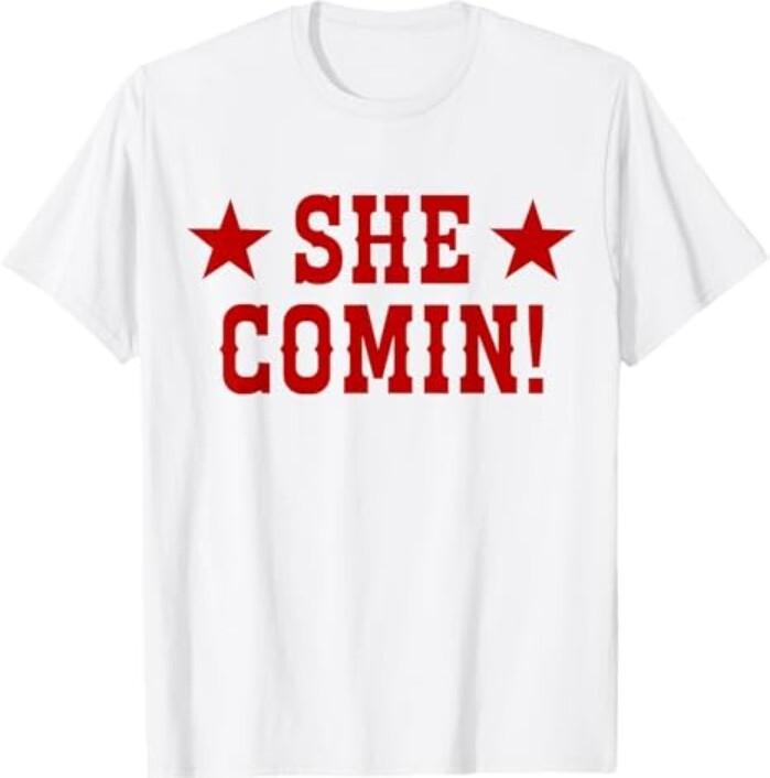 Cowboy Concert Country Western Cowgirl - She Comin! T-Shirt Unisex T-Shirt XXXL