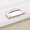KAK Zinc Alloy Modern Cabinet Handles Kitchen Cupboard Door Pulls Drawer Knobs Handles Wardrobe Pulls Furniture Handle