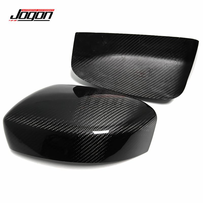 100% Real Carbon Fiber Side Rearview Mirror Caps For Maserati Levante 2016- Car Outlet Side Rear Mirror View Cover Trim
