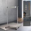 Movable Stainless Steel Mop and Broom Holder