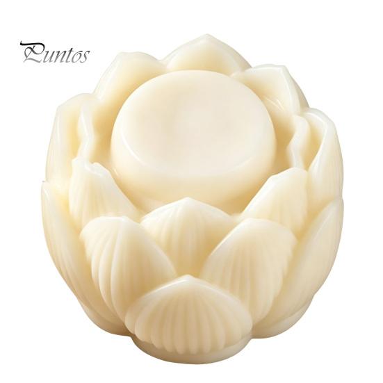 Backwerkzeuge für Gebäck Doppelseitige Mondkuchenform, Sonnenblumenmuster Wiederverwendbar ABS Handpresse Abnehmbar Einfach Kunststoff Dessert Dekoration