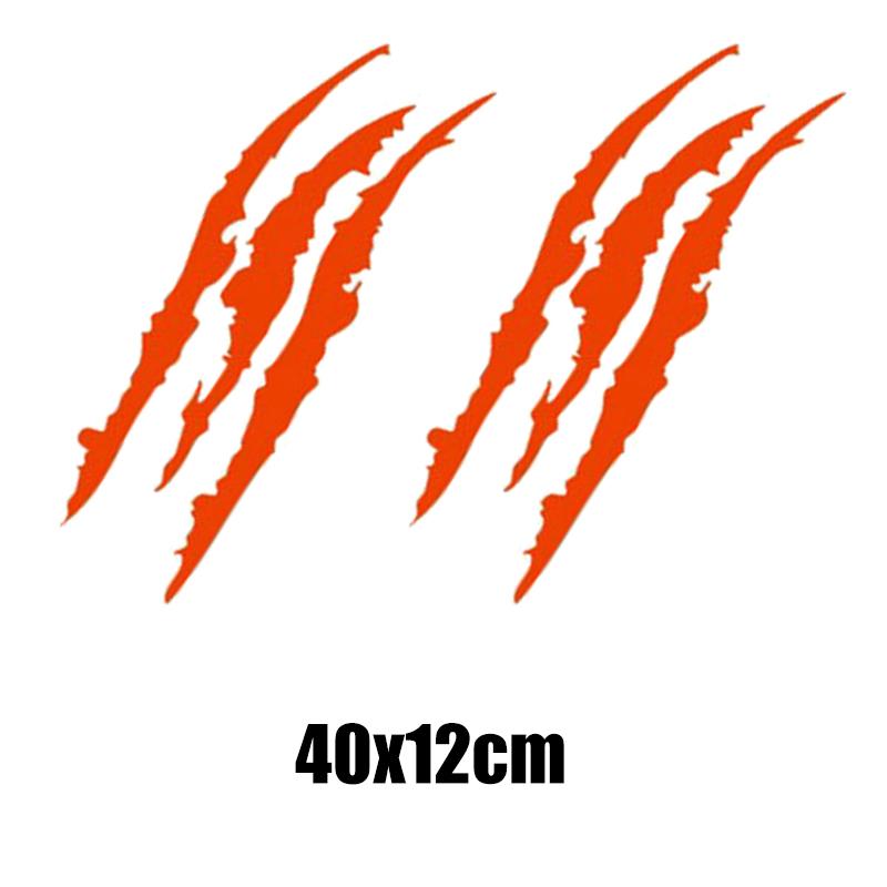 Naklejki ślady pazurów samochodu zestaw Uniwersalne winylowe naklejki na reflektory samochodowe, maskę, naklejki dekoracyjne na karoserię, hurtownia akcesoriów samochodowych