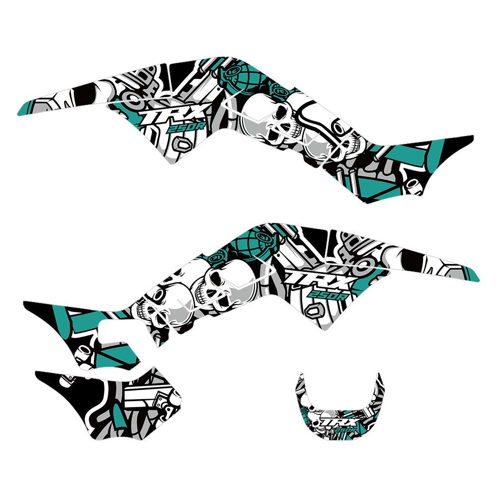 TRX450R FourTrax ATV Motorcycle Decorative Stickers (2004-2008, 2010-2016)