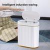 7L Intelligenter Induktions-Mülleimer Automatisches Haushalts-WC mit Deckel Elektrischer Schmaler Papierkorb Spalt Toilettenpapier-Eimer