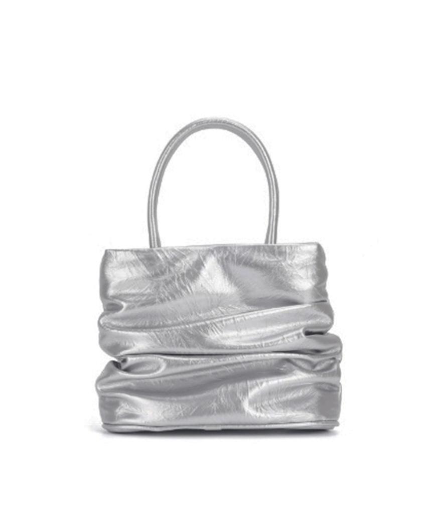 Quartevv Orve Shirring Bag - Silver