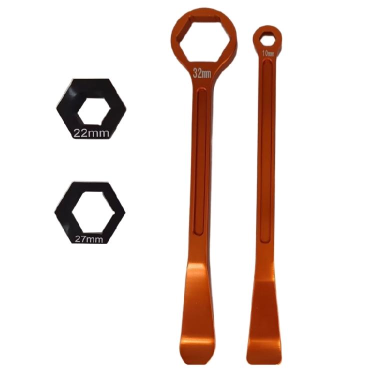 Tire Removal Installation Tool Motorbike Tyre Repair Tool Motorcycle Tire Change Kit Aluminum Tire Lever Wrench Tool Set