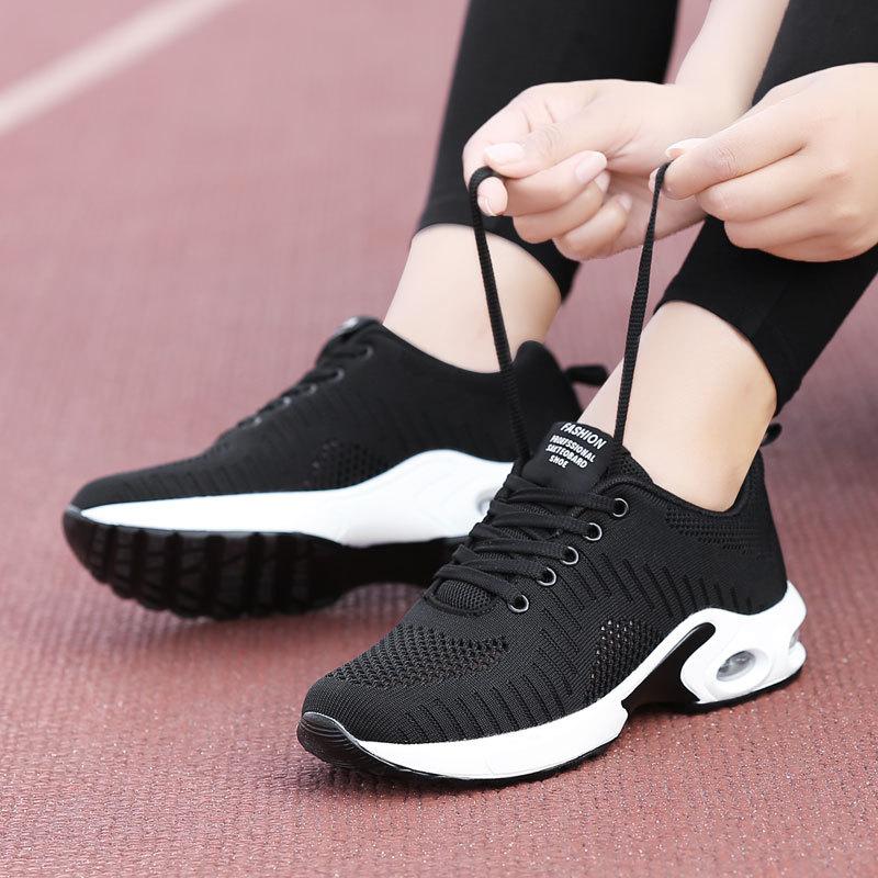 New Summer Dance Shoes Square Dance Shoes Mesh Korean Sports Women'S Shoes Running Traverse Step Shoes Student Shoes Casual