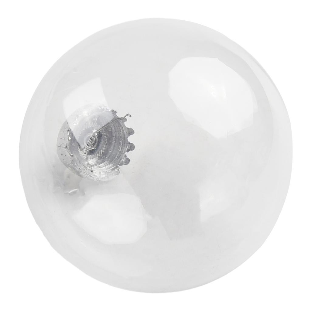 10cm Fillable Clear Plastic Christmas Baubles Perfect for DIY Ornaments