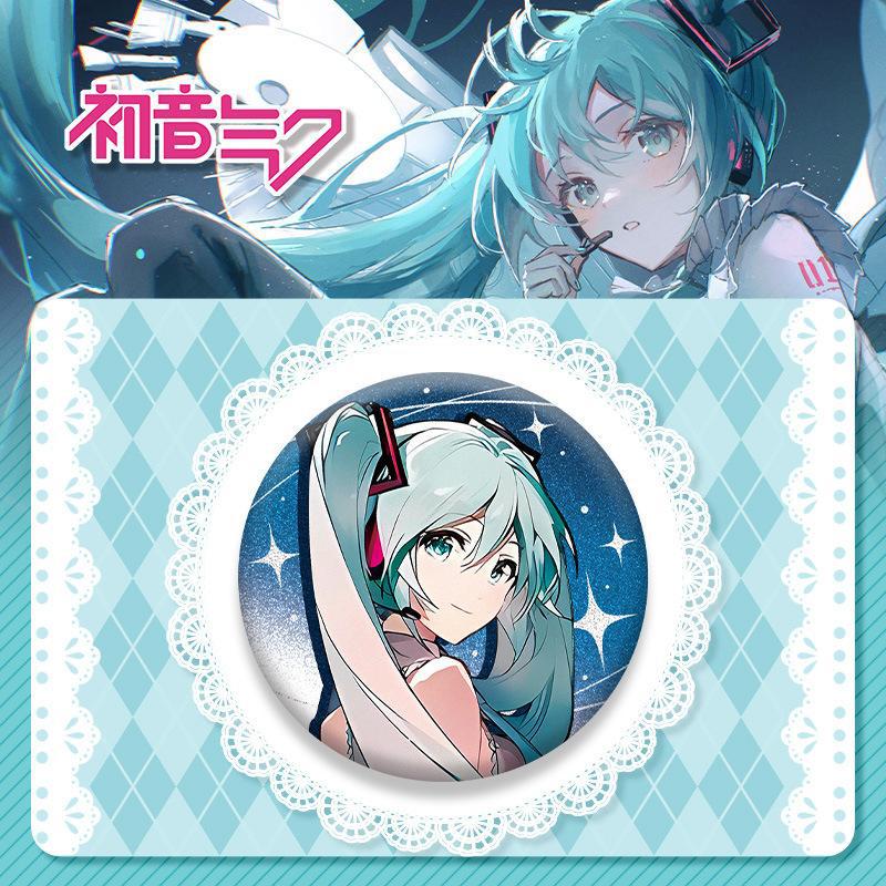 

Значок Hatsune Miku 75 мм с новым дизайном - 75 мм оловянный значок аниме периферийный 75mm