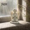 3D Printed Kneeling Praying Angel Statue, Matte White Cherub Sculpture for Home Decor, Healing Angel Figurine for Home Office Desktop Shelf Decoration
