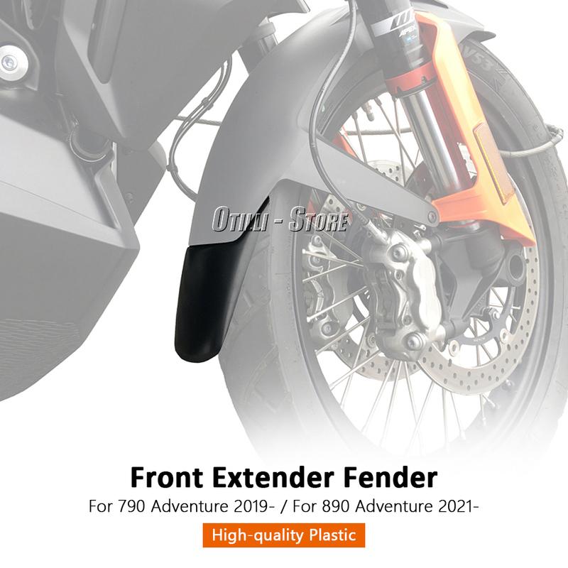 Motorcycle Splash Guard Front Fender Wheel Hugger Extension For 890 Adventure 2021 2022 2023 2024 790 ADVENTURE ADV 2019-
