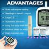 Pocket-Sized Mini Blood Glucose Meter, Monitor Anytime Without Taking Space During Commutes
