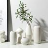 Wabi-Sabi Zen Minimalistické Kartáčované Keramické Vázy pro Domácí Dekoraci
