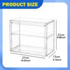 Clear Display Case Shelf Storage Cabinet Stand for Model Car, Miniature Figurines, Dolls