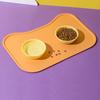 Pet Feeding Mat Waterproof Slip Resistance Silicone Dog Food Mat Cat Placemat for Floors