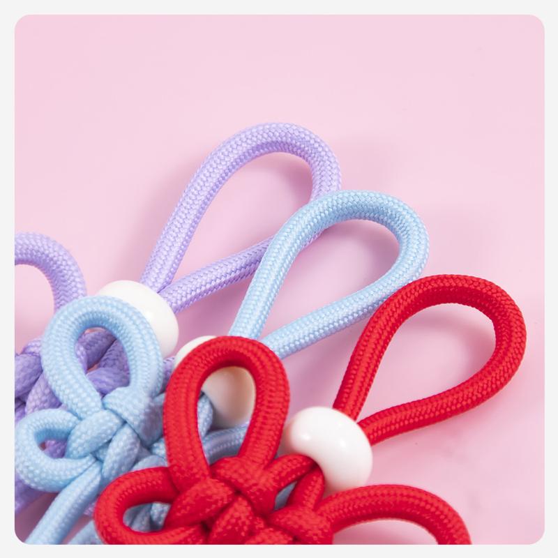 Diy Bag Charm Handmade Butterfly Braided Rope Keychain  Bag Pendant Jewelry Diy Colorful Handbag Hanging Dec Key Holder