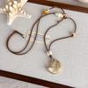 Bohemian Starfish Necklace Wax Rope Wax Rope Necklace Fashion Beach Vacation Jewelry  Daily Wear