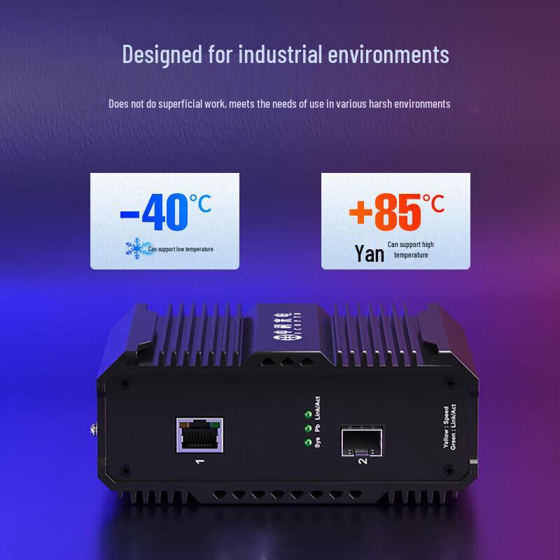 Industrial 2-Port Gigabit Ethernet Switch