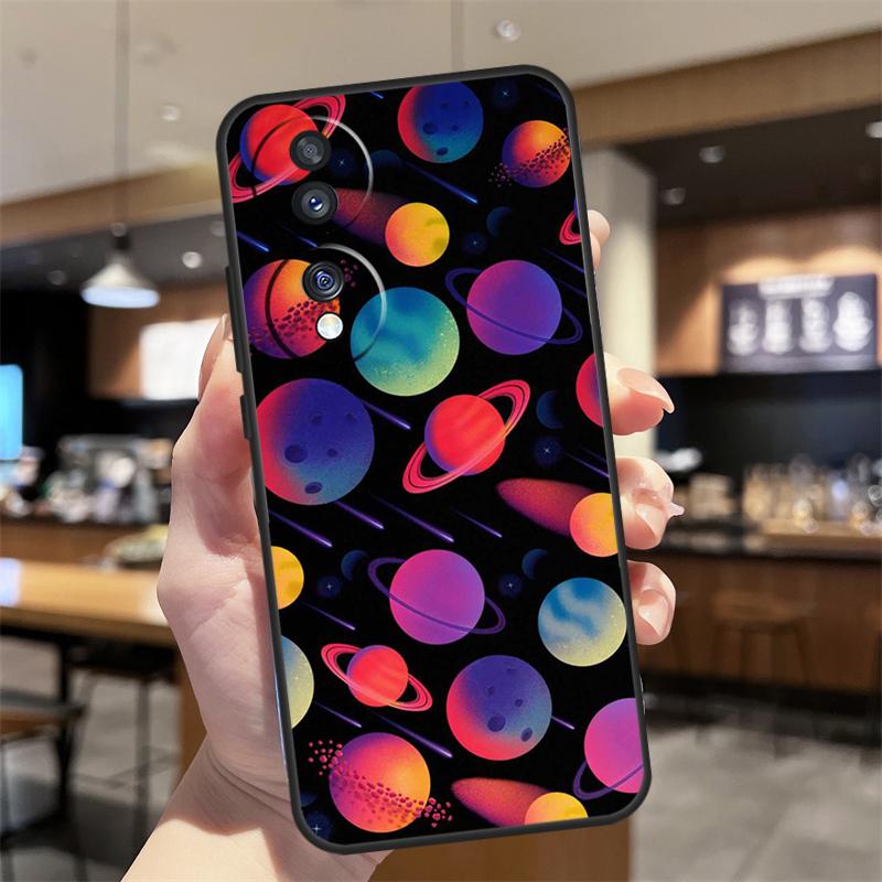 

Outer Space Planet Stars Moon Case For Honor Magic 8 6 7 Pro Honor Win RT X8b X8c X9a X9b X9c X9d 70 90 200 400 Lite Cover Honor 200