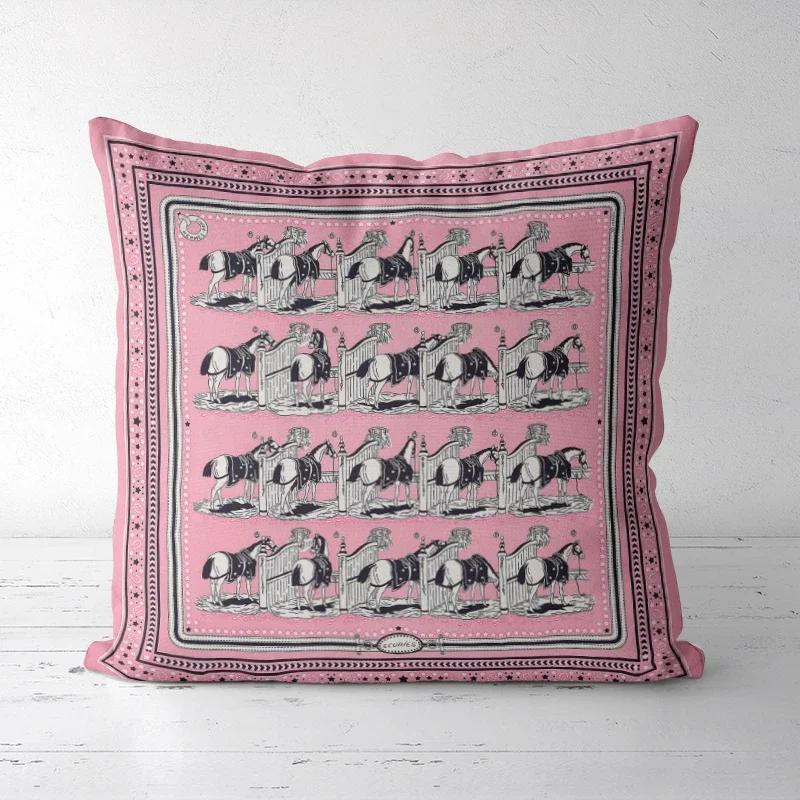 A Drop Shipping Printed Cushion Cover Decorative Pillowcases High-end Royal High Quality Thick Europe Rich Italy Design 28-#