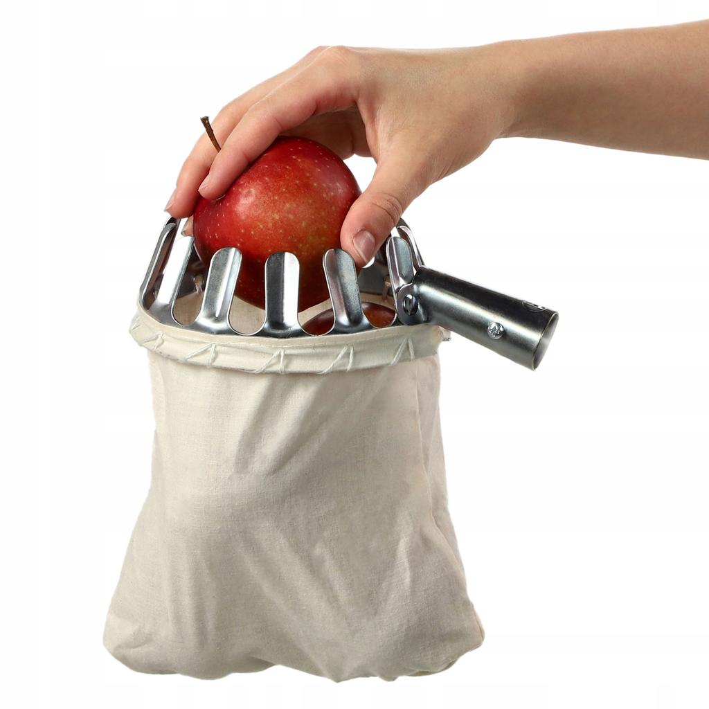 KADAX Coletor de Frutas Maçãs Saco Colhedor Coletor Rede Cabo 18cm