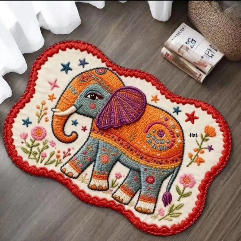 Quick-Dry Cartoon Diatom Mud Bathroom Door Mat – Absorbent & Non-Slip