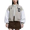 Converse Baseball Jacket Women's Brown 10026772-A01