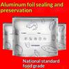 50Pcs Reusable Aluminum Foil Food Storage Bags Leakproof Seal Writable Label Perfect For Freezing Meat Fridge Organization