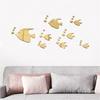 1 Set Unique Wall Sticker Waterproof Art Decoration Sea Fish Bubble