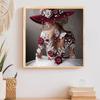 Back View Special Shaped 5D DIY Partial Drill Diamond Dots Paintings for Adults Gift Home Wall Decor Crystal Diamond Art 30x30cm