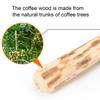 Safe Durable Dog Toys Coffee Wood Chew Toy, Wooden Puppy Teething Natural Toy Stick, Dental Health for Small Medium Large Dogs