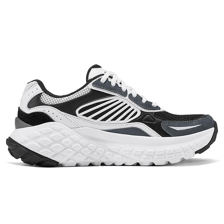 Skechers Monster Casual Shoes Comfortable Non-Slip Durable Low-Top Dad Shoes Women sneakers Black White 150682-BKW