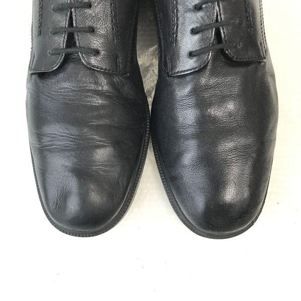 Germany Heritage/sioux/Leather Plain Toe Shoes/8/26.5/Black/Business Dress(USED)