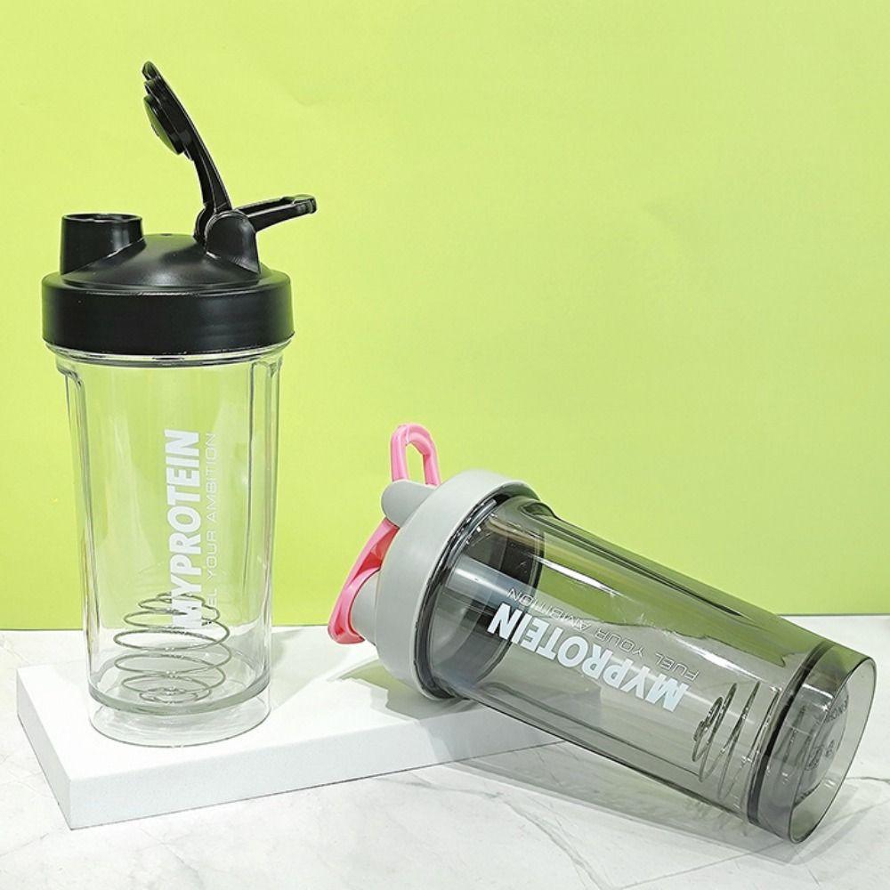 

Leak Proof Plastic Water Bottle Shaking Balls Protein Shaking Bottle Sport Shaking Bottle Outdoor сірий