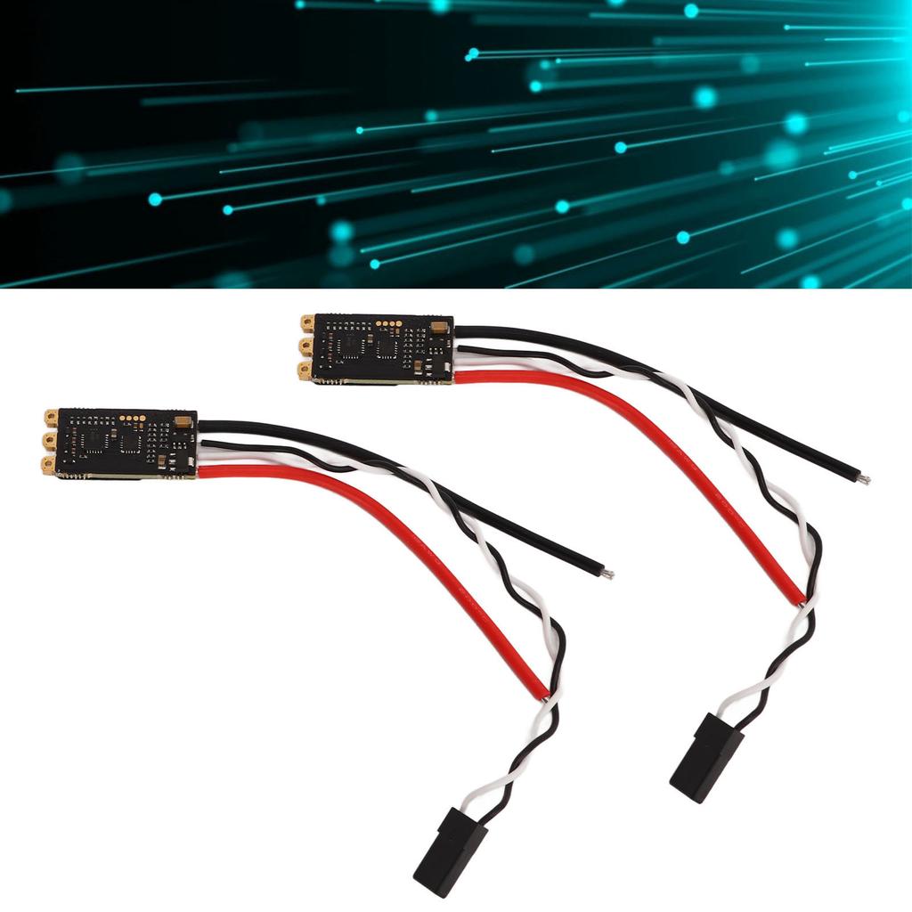 45A Brushless ESC Speed Controller RC Drone ESC with LED Light for FPV Crossing Drone Four Axes Drone 2pcs