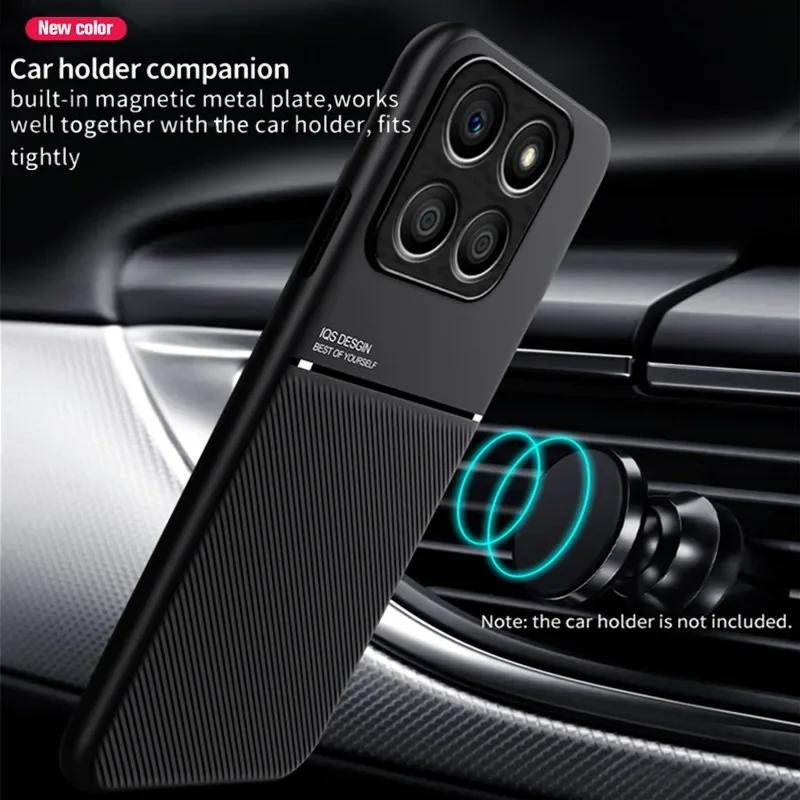 Rugged Non-Slip Portective Case for Honor X8C X7C X6b X8b X8a 5G 200 Smart Cover Car Magnetic Suction Holder Coque Fundas Capa
