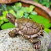 Mini Sea Turtle Figurine for Garden, Aquarium, and Rockery Decorations