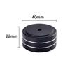 Audio Insulators with Rings for Home AV and Sound Systems x 4-Piece Anti-Slip Speakers, Theater, Receivers, Amplifiers, (40mm 22mm)