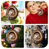 2026 Animal Christmas Ornaments 2D Cute Acrylic Raccoon Cat Owl Squirrel Animal Pendant for Christmas Tree Decoration
