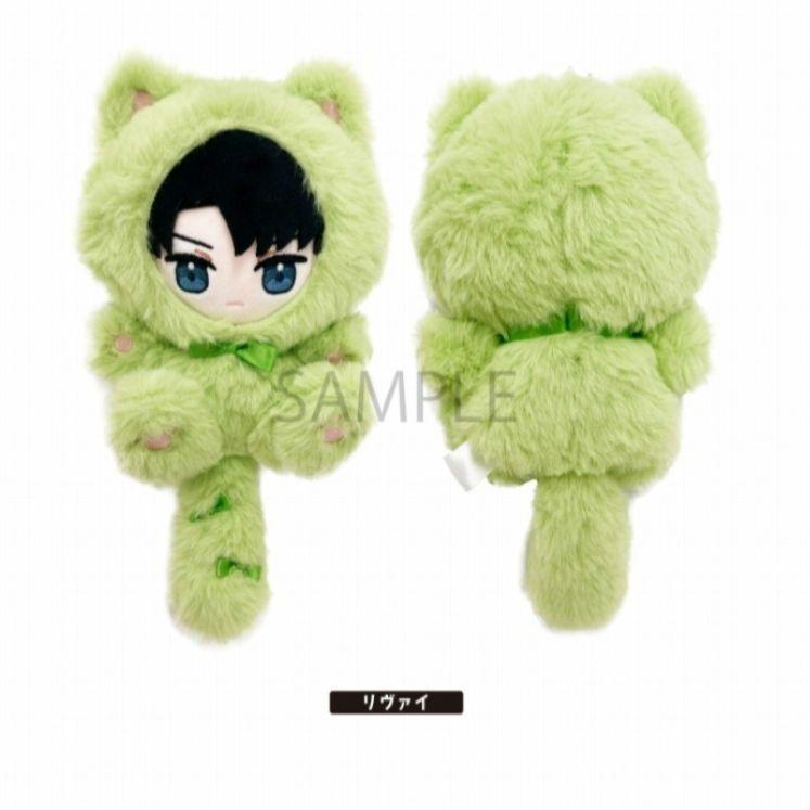 

[USED] Attack on Titan Levi Plush Tapinyanko Kigurumi