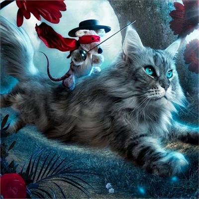 Volle 5D Diy Diamant Malerei Cartoon Tier Katze Stickerei Kreuz Stich Home Decor Handgemachtes Geschenk
